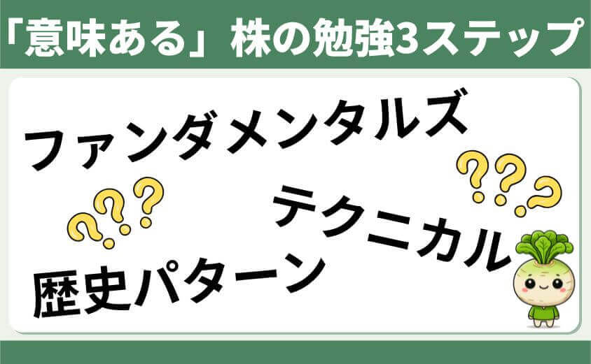 株の勉強3ステップ